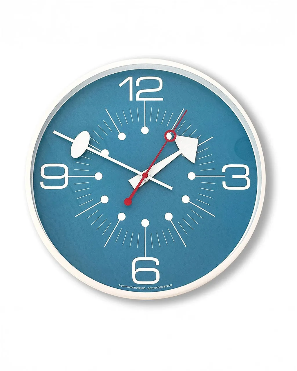 About Dot Time Wall Clock - Blue sold by ban.do