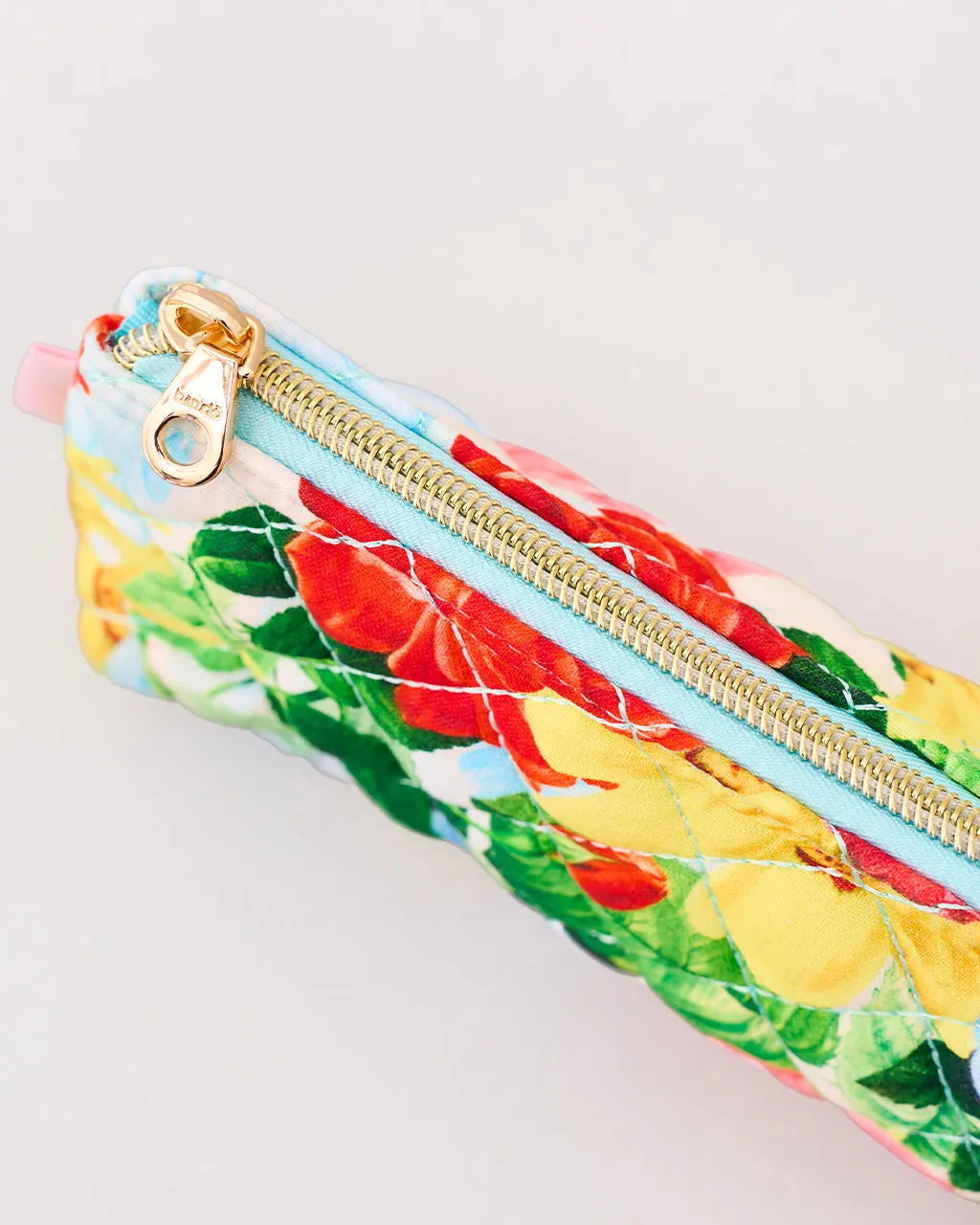 Quilted Pencil Pouch - Oil Paint Floral sold by ban.do product image thumbnail 3