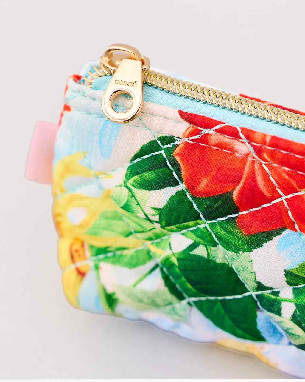 Quilted Pencil Pouch - Oil Paint Floral sold by ban.do product image thumbnail 5