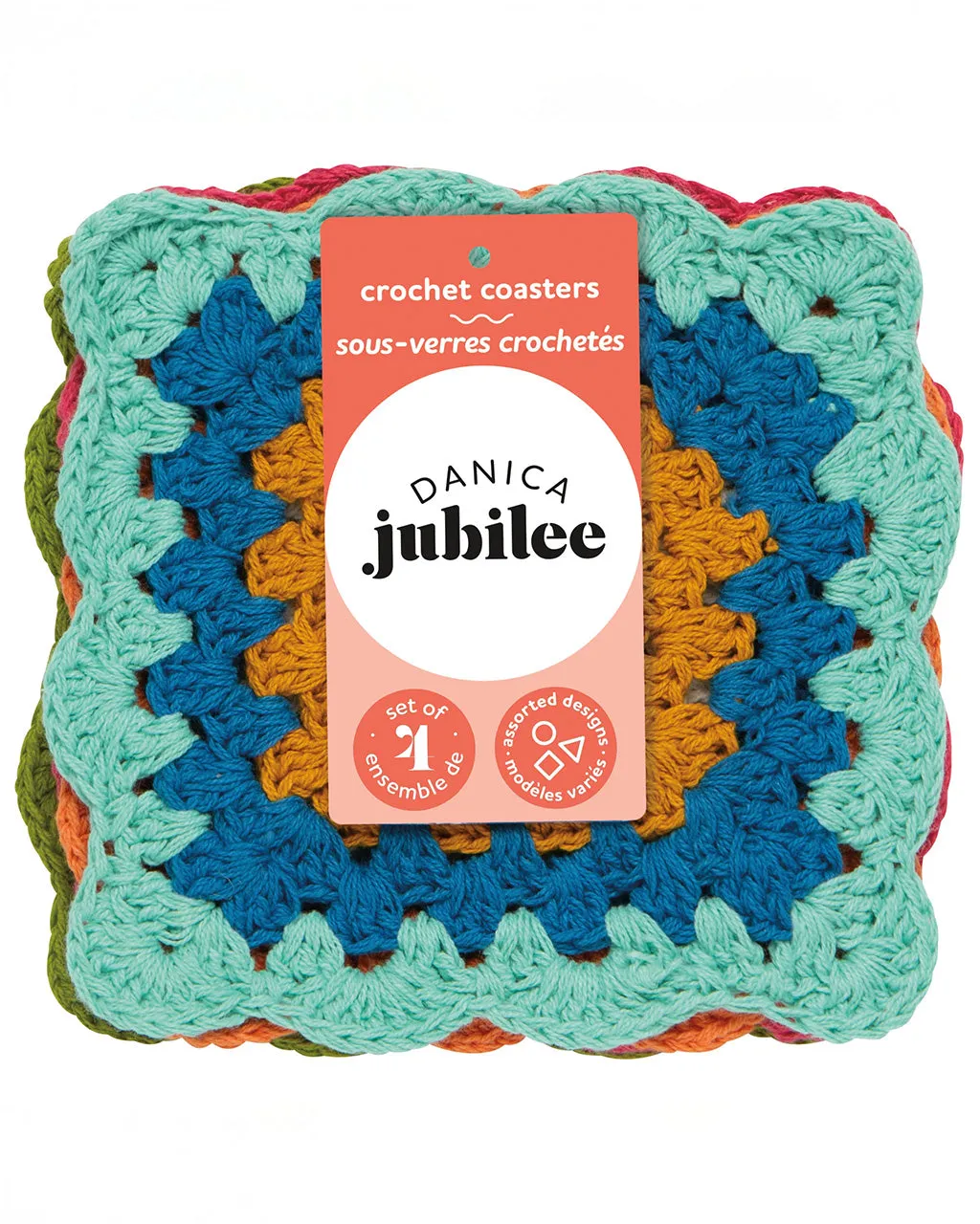 Loop De Loop Crochet Coasters - Set of 4 sold by ban.do product image thumbnail 2