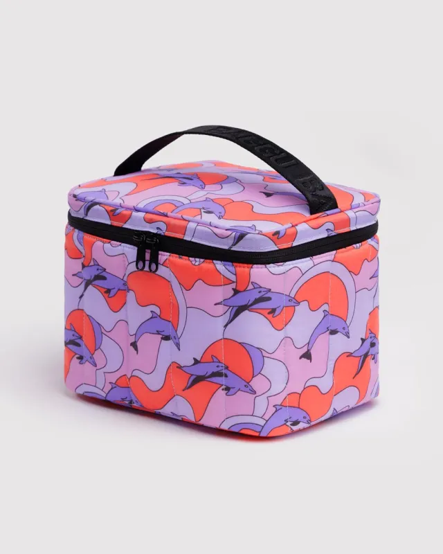 Puffy Lunch Bag - Dolphins made by BAGGU