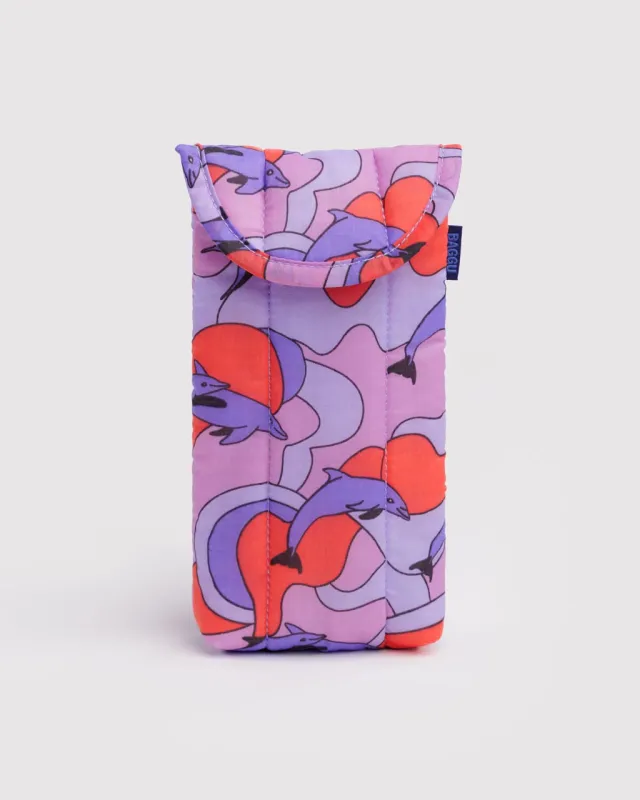Puffy Glasses Sleeve - Dolphins made by BAGGU