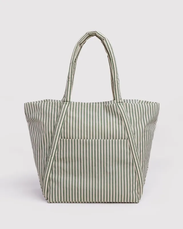 Cloud Bag - Sage Stripe made by BAGGU