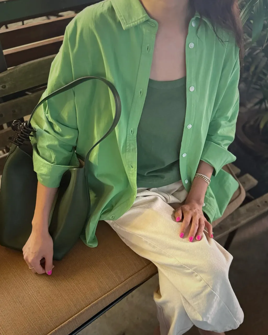 Light Weight Owen Shirt - Green Bud sold by ban.do product image thumbnail 3
