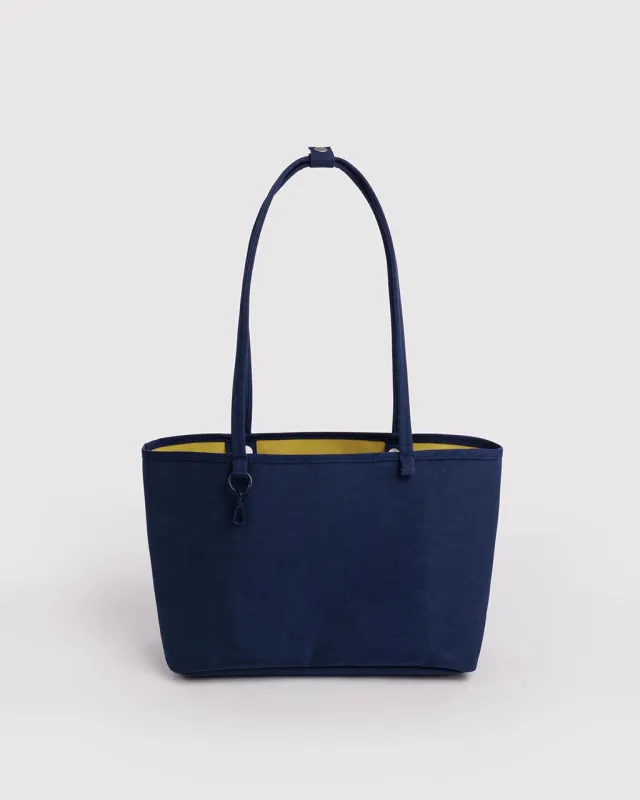 Medium Nylon Reversible Tote - Navy Mix made by BAGGU