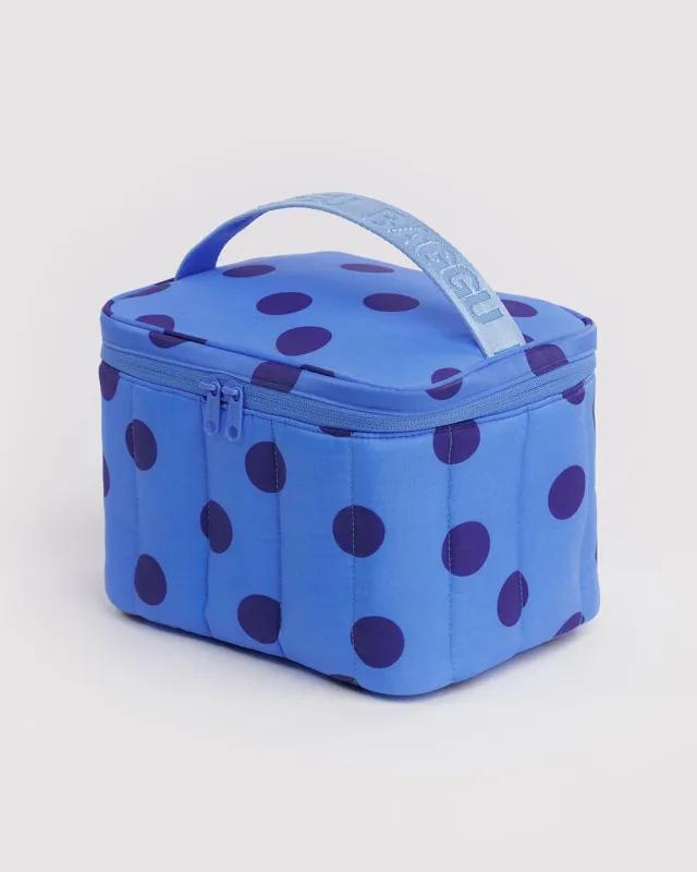 Puffy Lunch Bag - Blue Polka Dot made by BAGGU