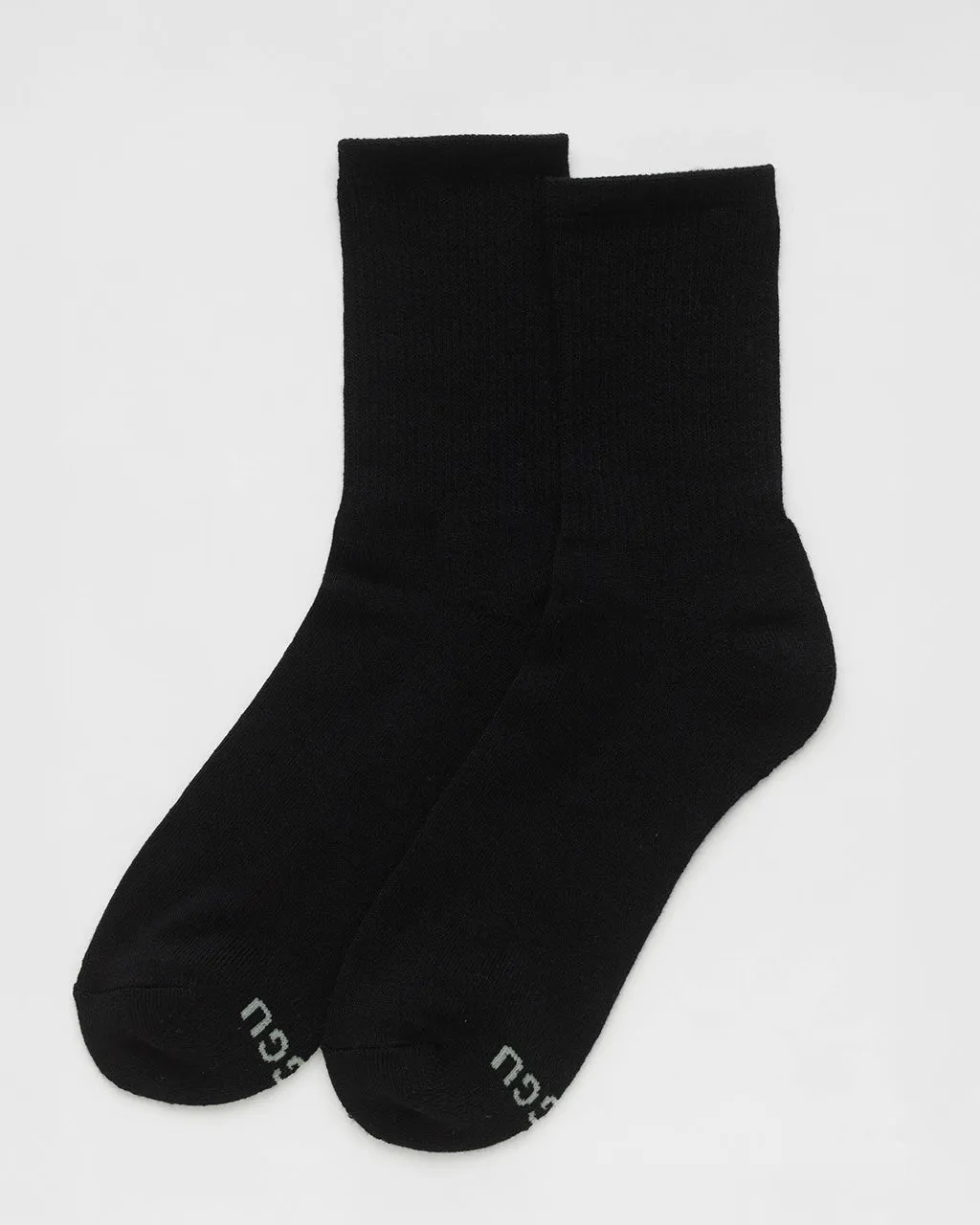 Ribbed Socks - Black sold by ban.do