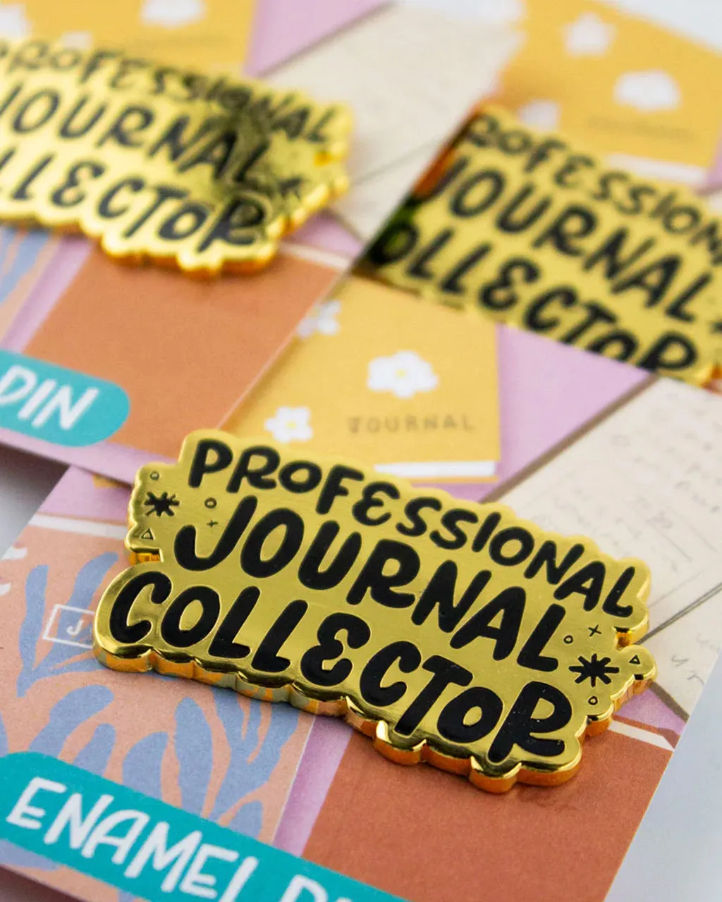 Professional Journal Collector Enamel Pin sold by ban.do product image thumbnail 3