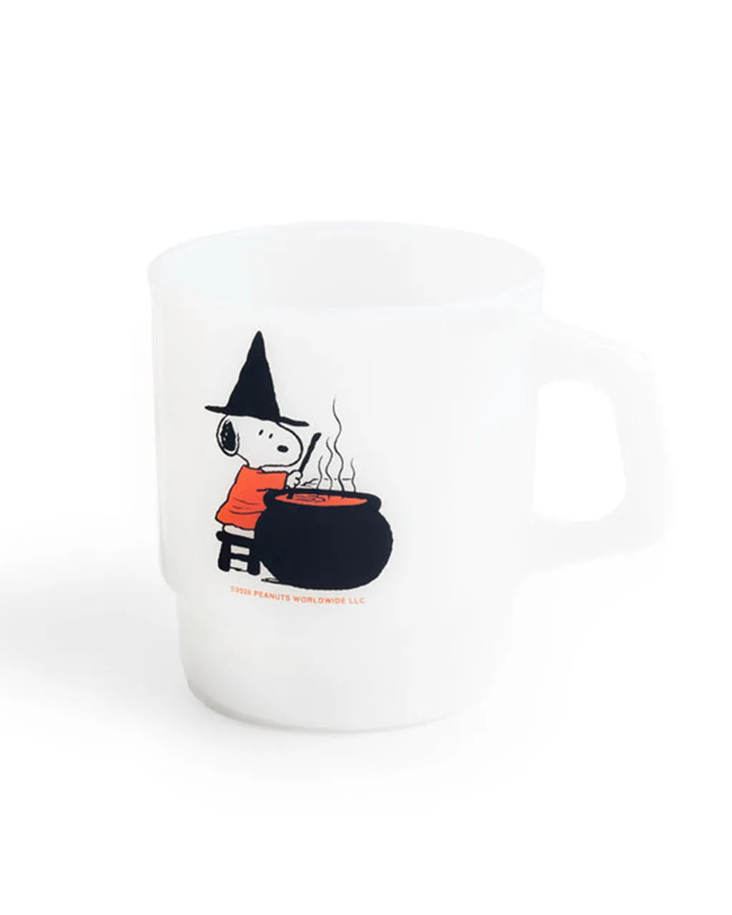 Snoopy Witch Milk Glass Mug sold by ban.do product image thumbnail 3