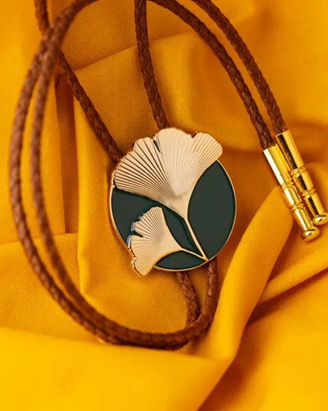 Ginkgo Bolo Tie made by ban.do