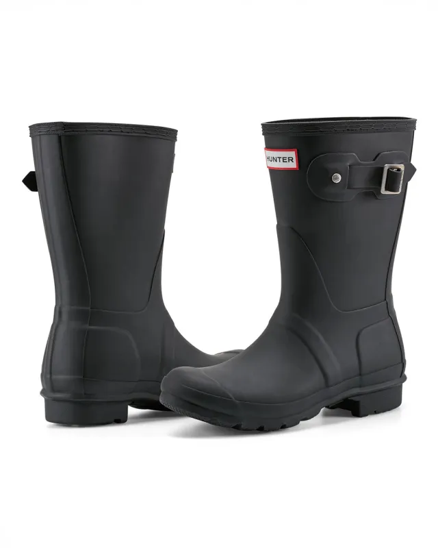 Original Short Rain Boots - Black made by Hunter