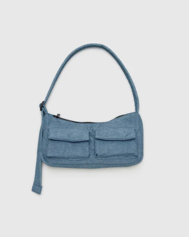 Cargo Shoulder Bag - Digital Denim sold by ban.do