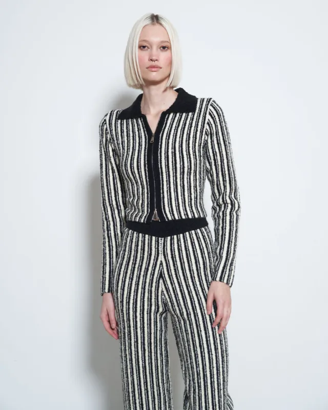 Penny Knit Pant - Black Stripe sold by ban.do