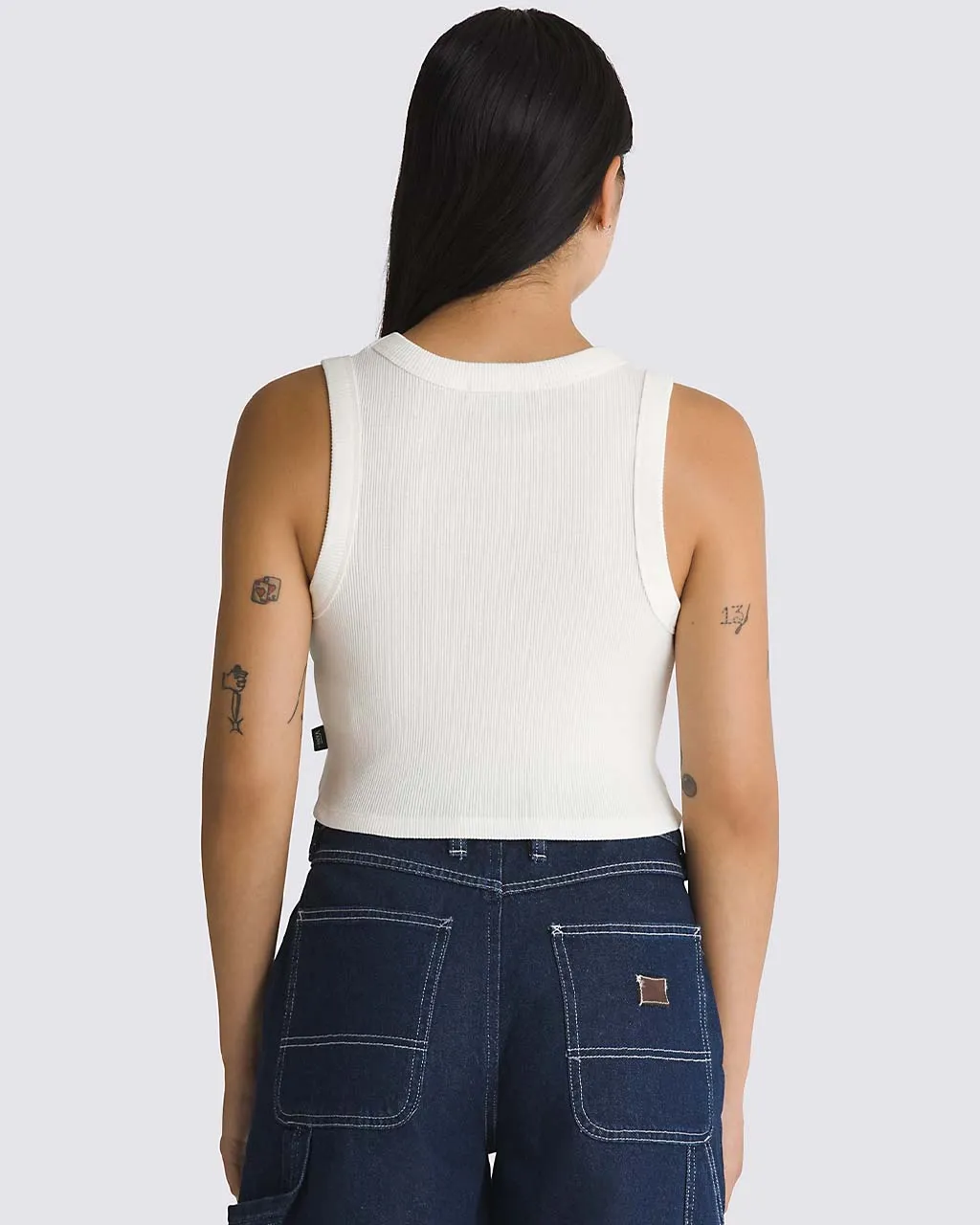 Drew Rib Tank - White sold by ban.do product image thumbnail 2