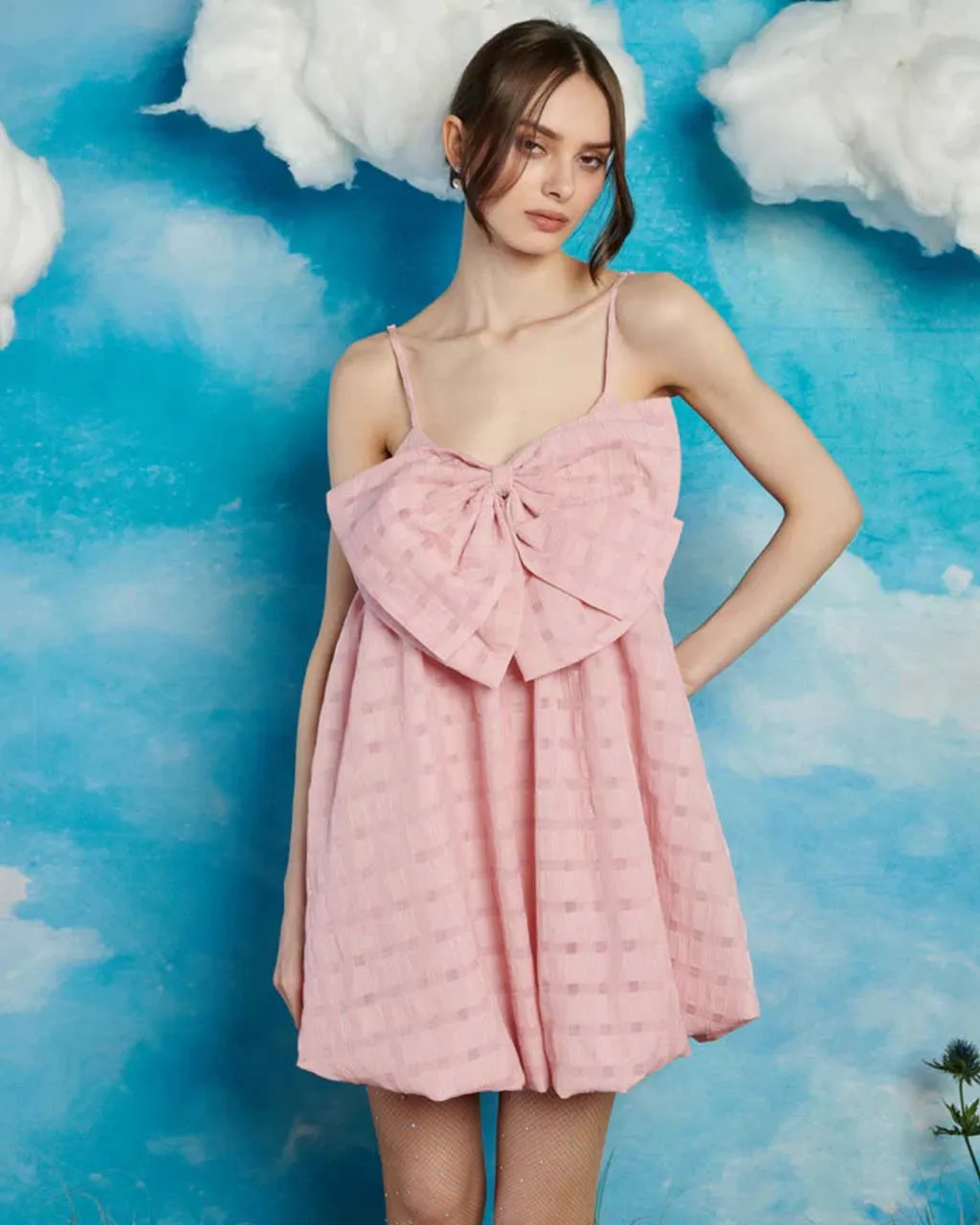 Mane Bow Mini Dress sold by ban.do