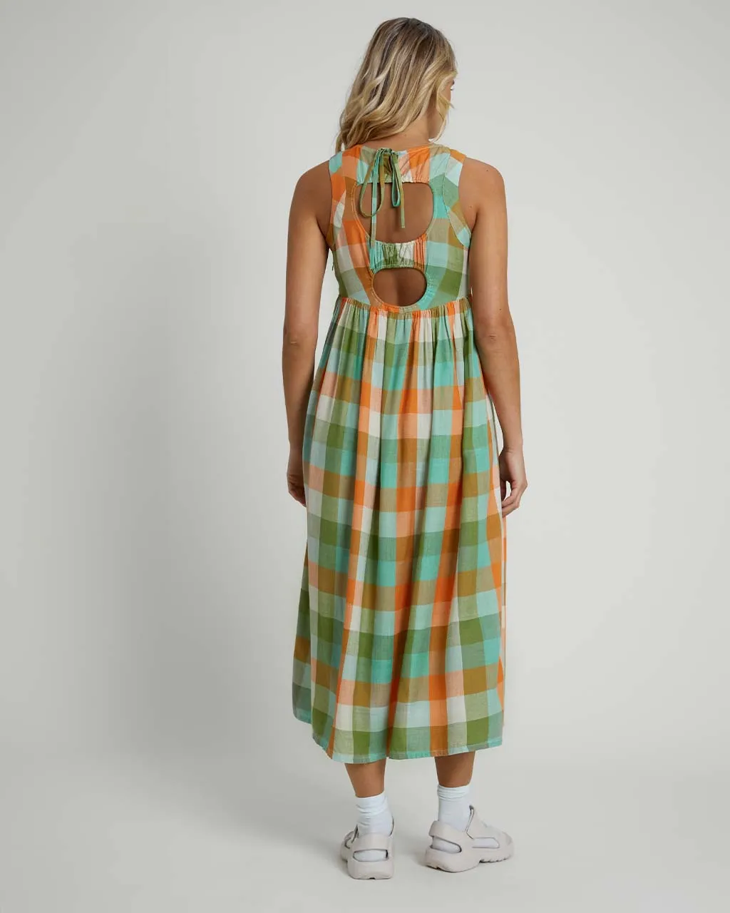 Check Midi Dress sold by ban.do product image thumbnail 2