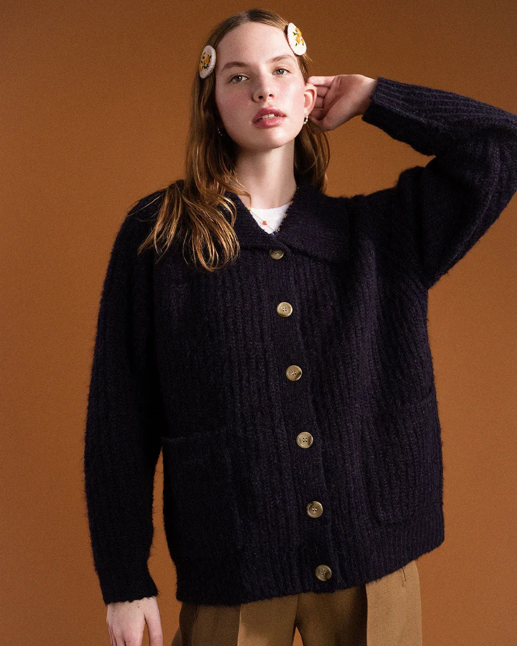 Polly Crochet Hair Clips - Yellow Multi sold by ban.do product image thumbnail 3