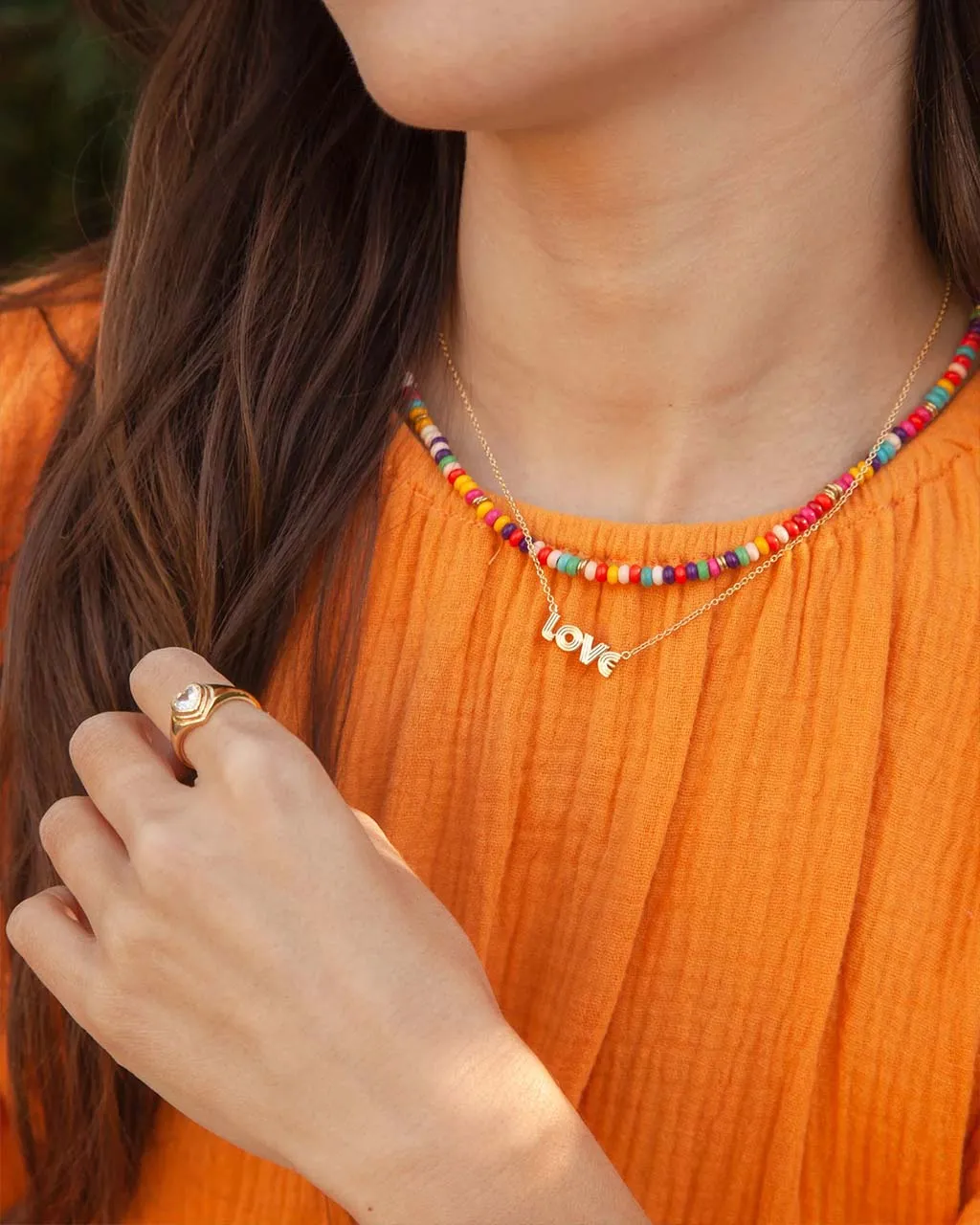 Stoned Love Chain Necklace sold by ban.do product image thumbnail 2