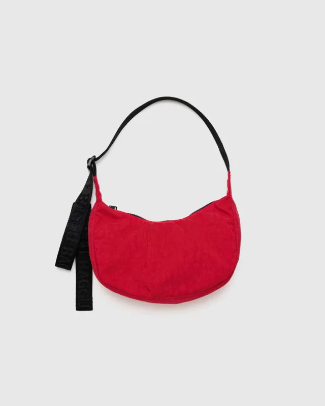 Small Nylon Crescent Bag - Candy Apple sold by ban.do