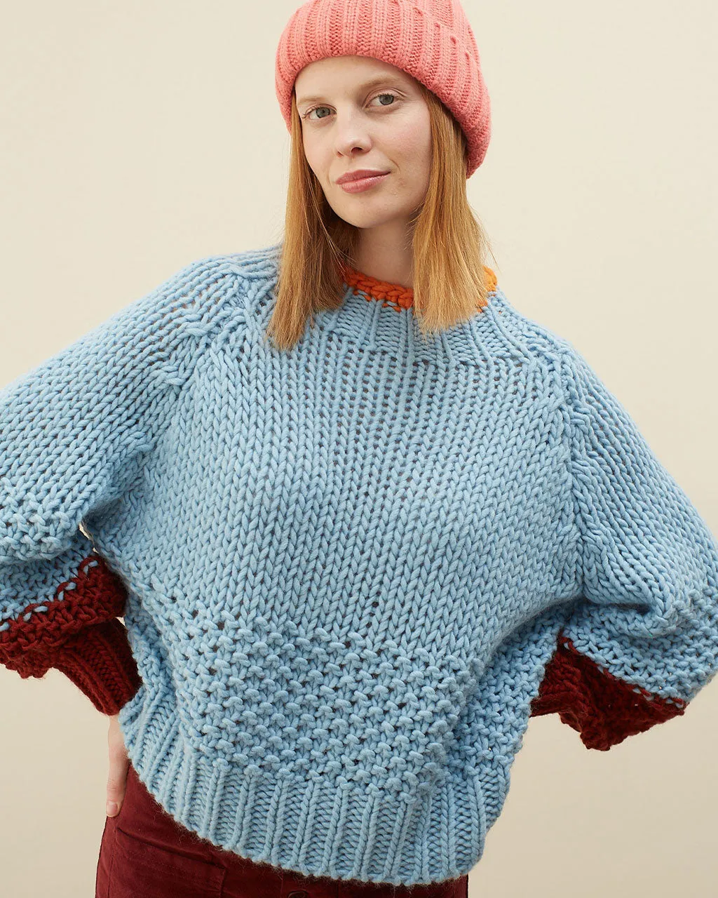 Tamborito Sweater - Blue sold by ban.do