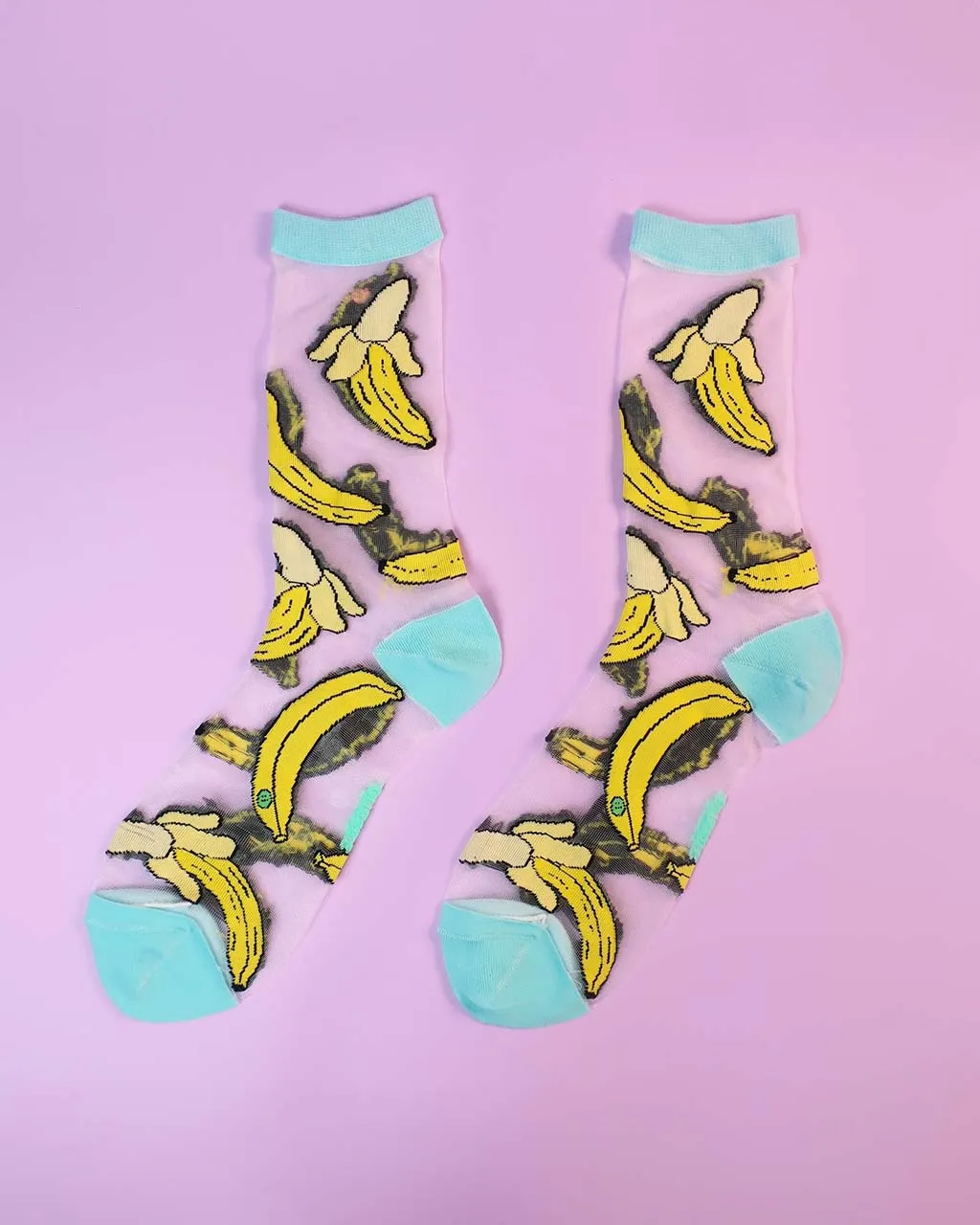 Banana Sheer Socks sold by ban.do