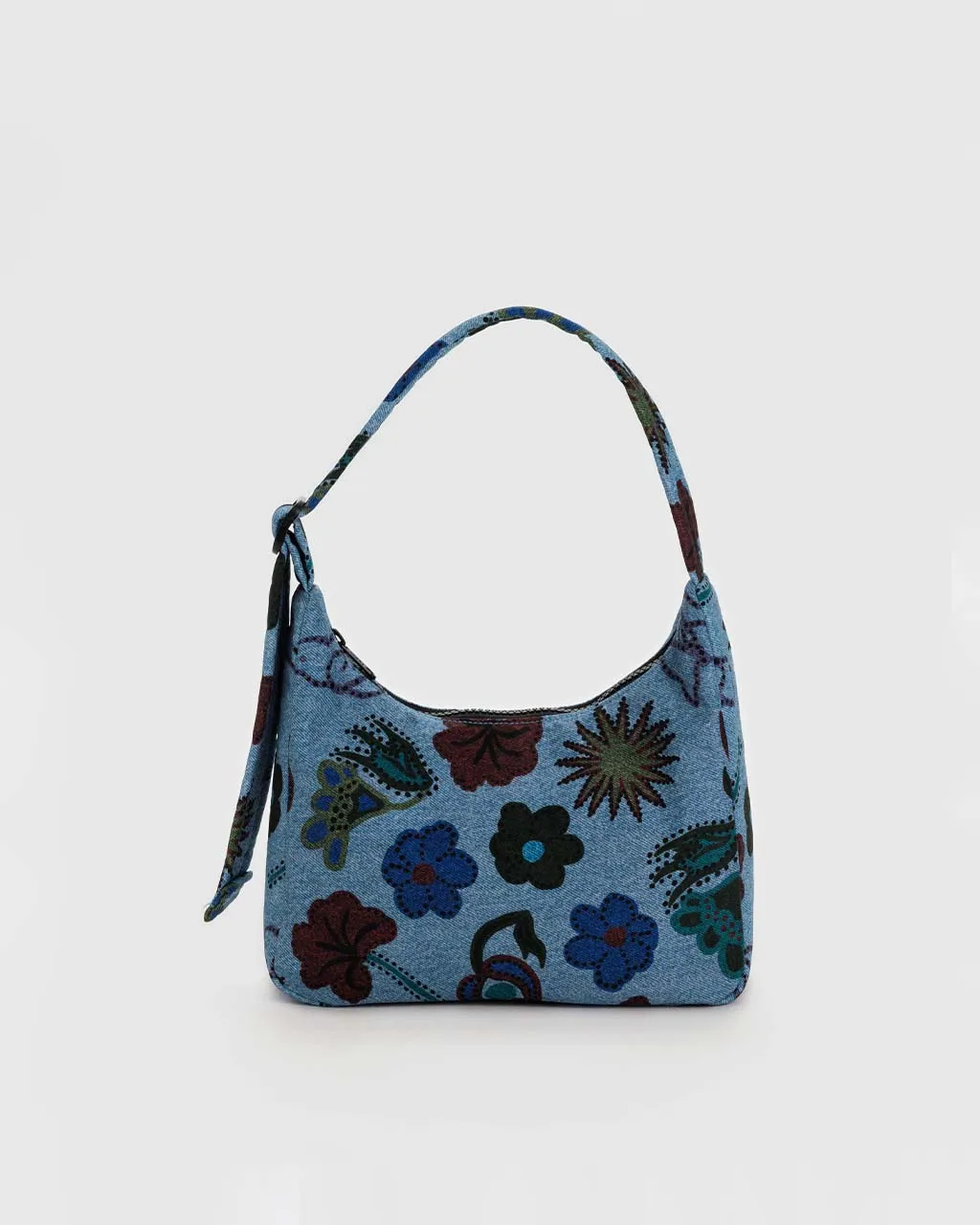 Mini Nylon Shoulder Bag - Digital Denim Birds sold by ban.do