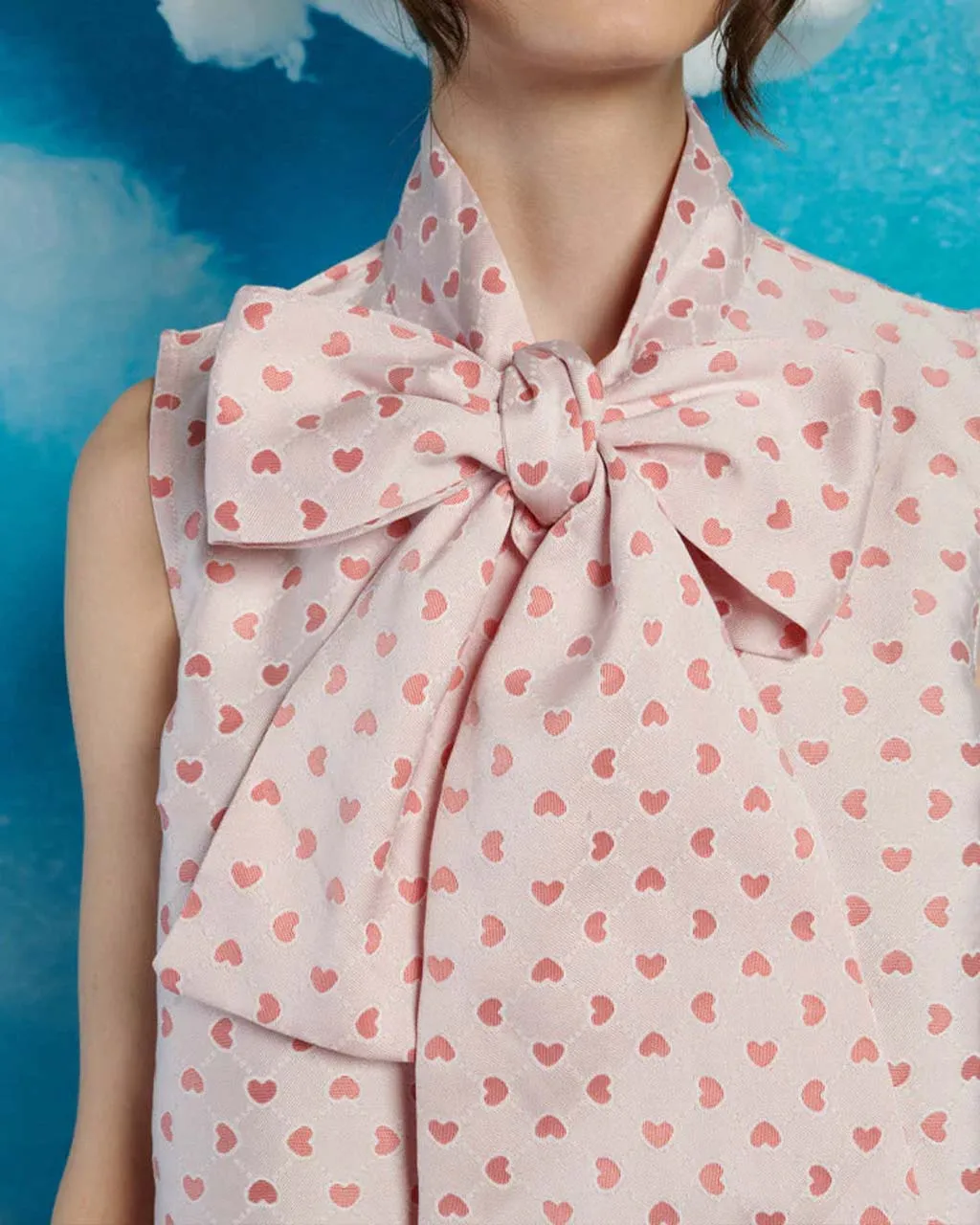 Canter Jacquard Bow Dress sold by ban.do product image thumbnail 4