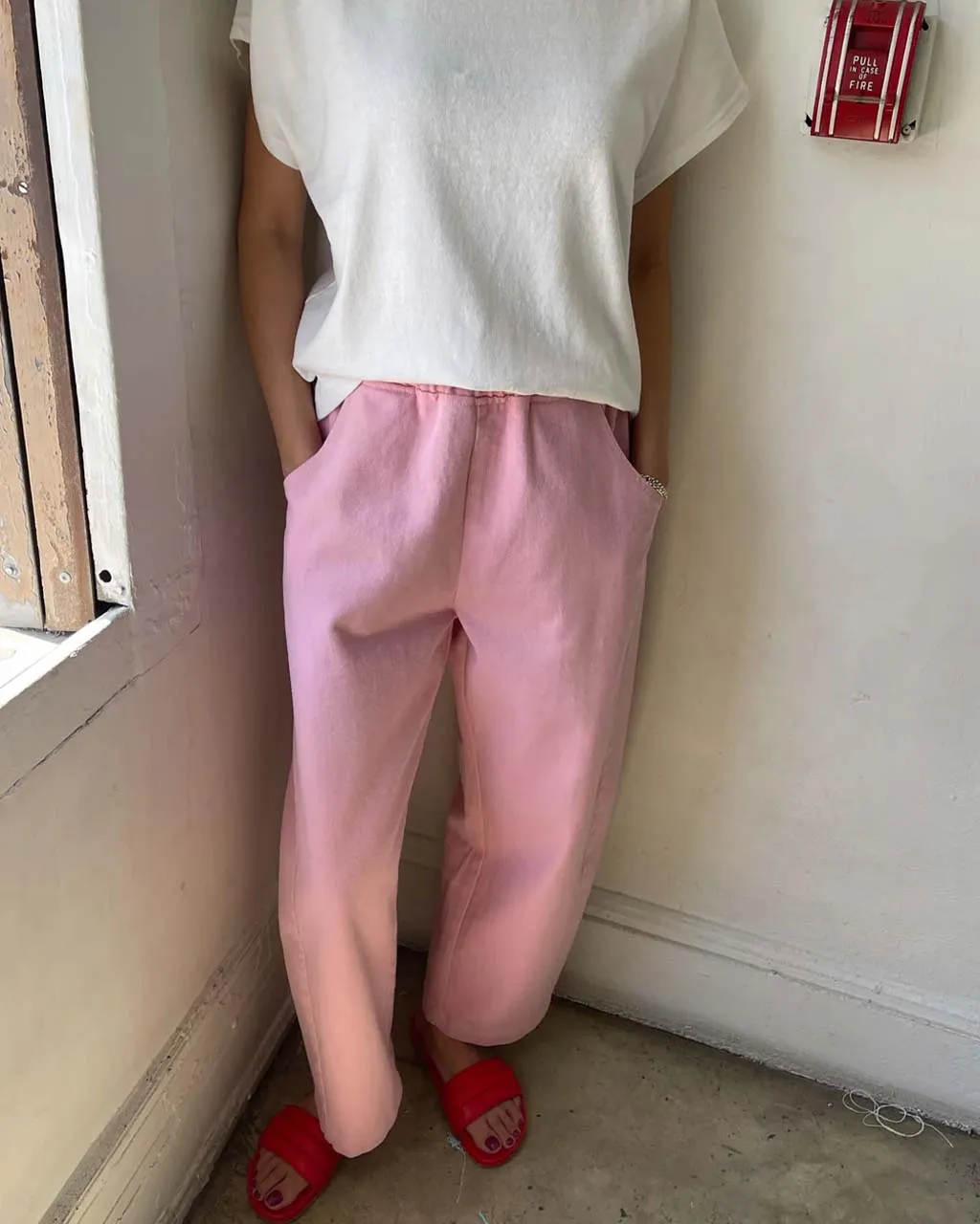 Arc Pants - Pink sold by ban.do