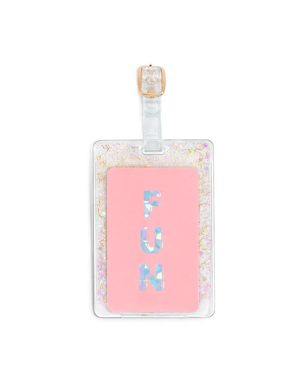 Glitter Bomb Luggage Tag - Confetti sold by ban.do product image thumbnail 2