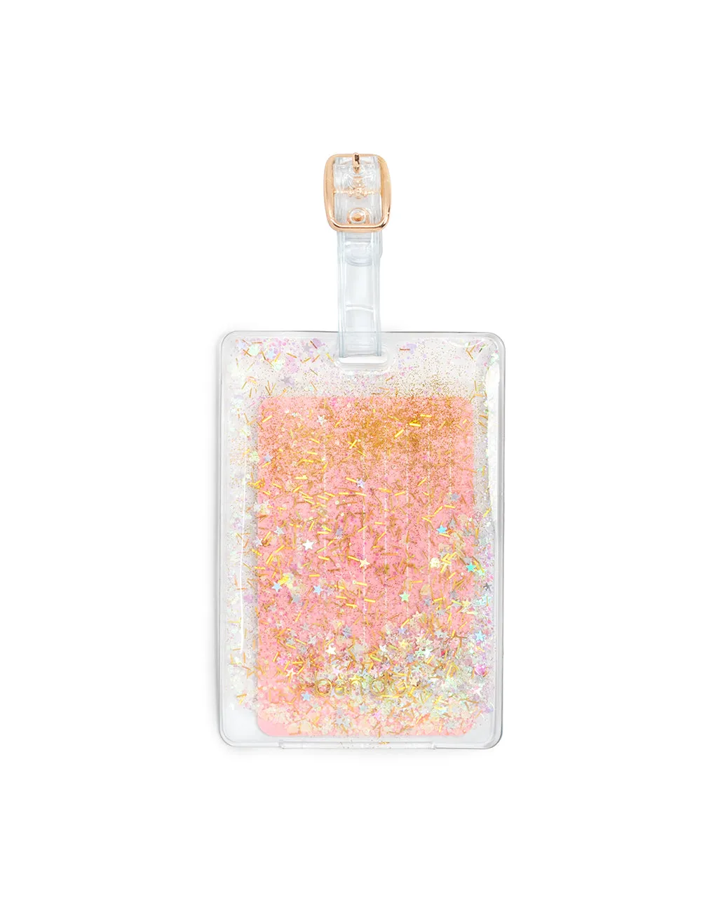 Glitter Bomb Luggage Tag - Confetti sold by ban.do