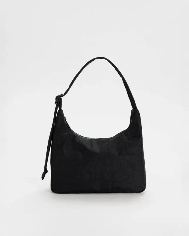 Mini Nylon Shoulder Bag - Black sold by ban.do