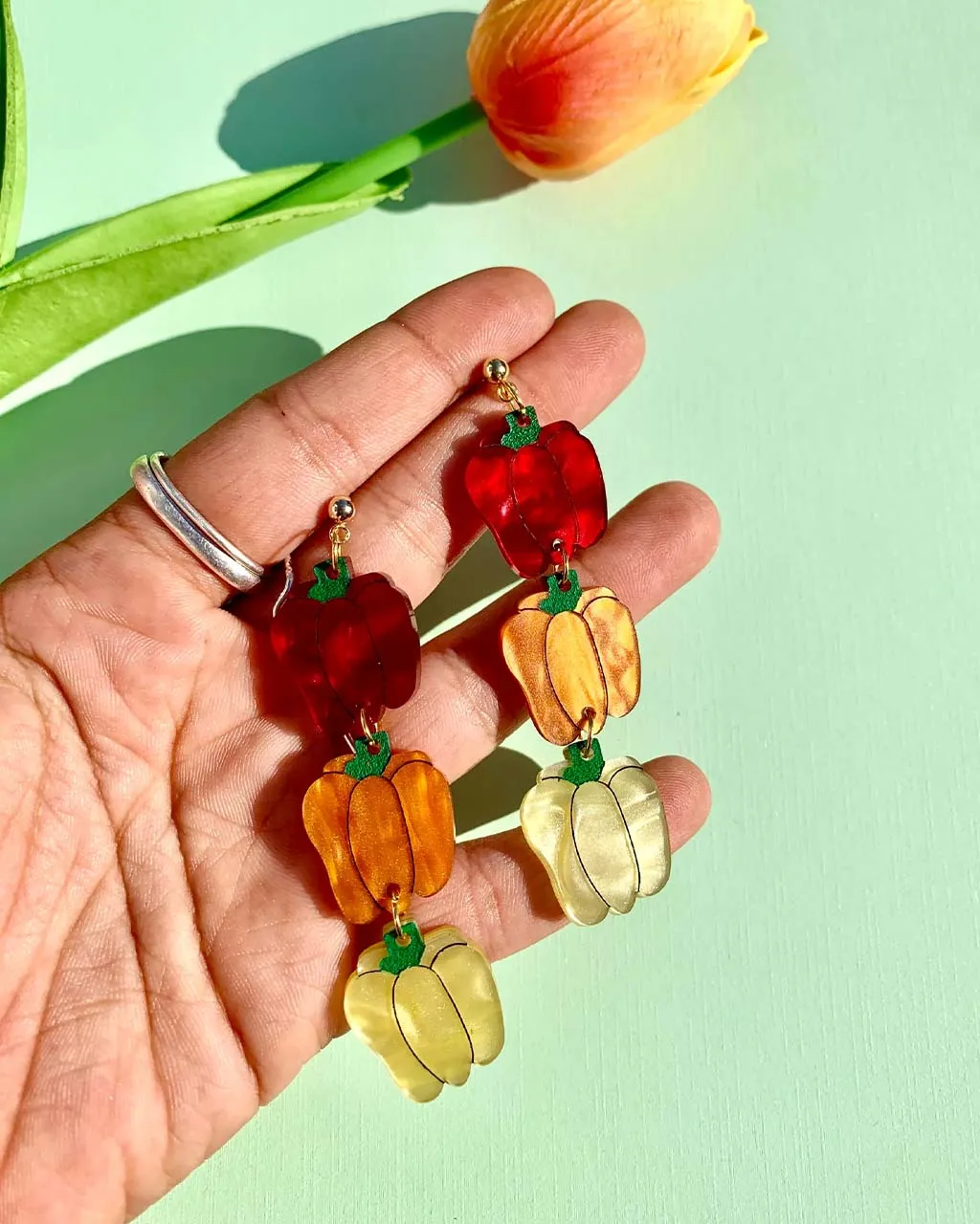 Bell Peppers Earrings sold by ban.do product image thumbnail 2