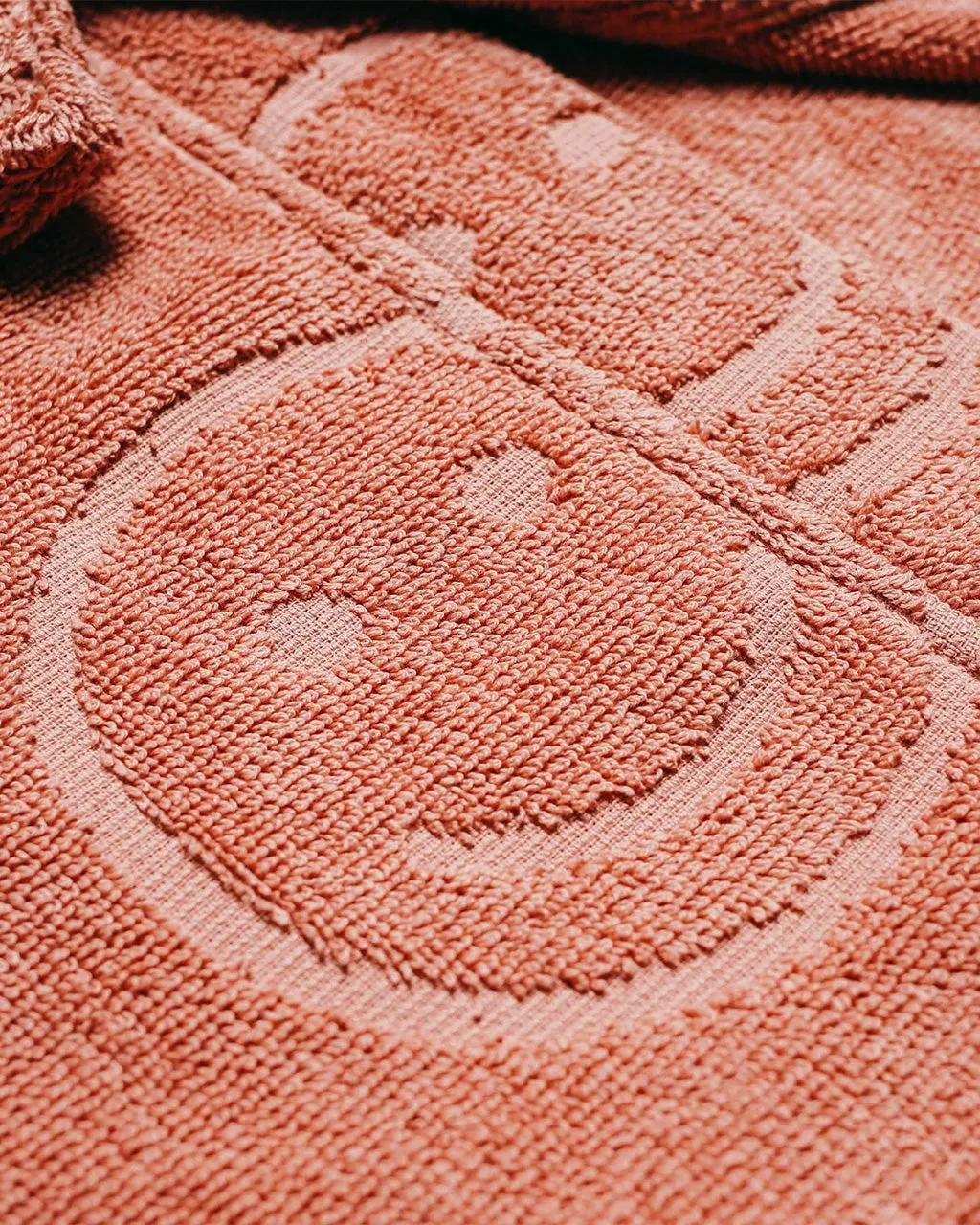Poolside Smiley Terry Bathrobe - Terra Cotta sold by ban.do product image thumbnail 4