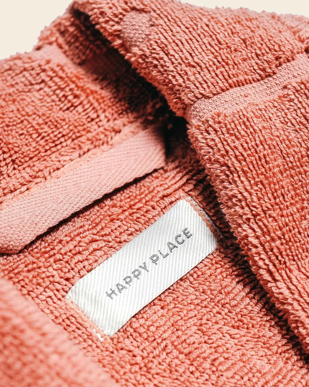 Poolside Smiley Terry Bathrobe - Terra Cotta sold by ban.do product image thumbnail 3