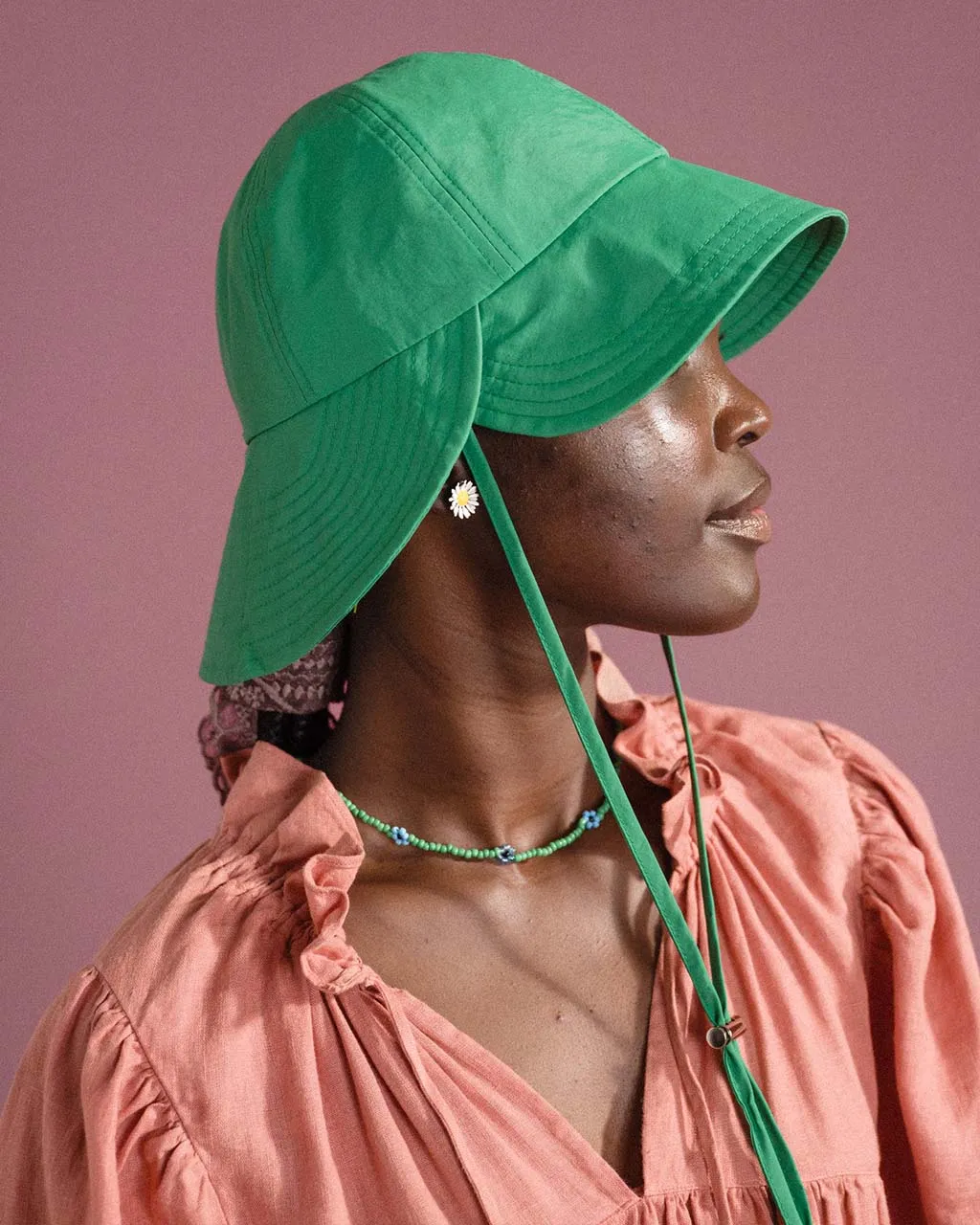 Tulip Bucket Hat - Kelly Green sold by ban.do product image thumbnail 2