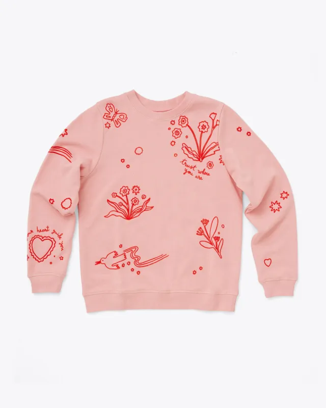 Secret Messages Sweatshirt sold by ban.do