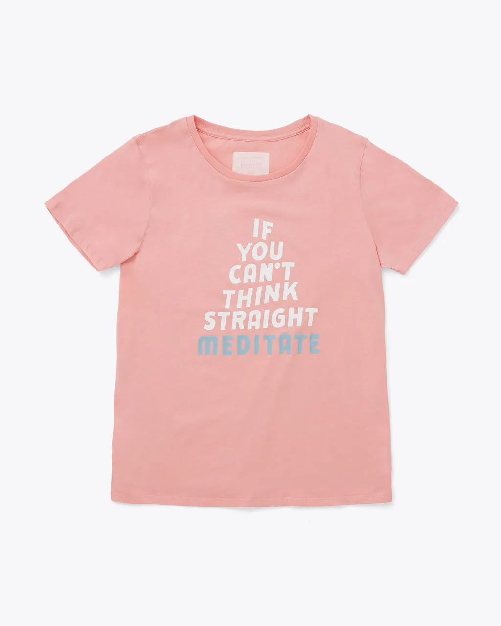 Meditate Tee sold by ban.do