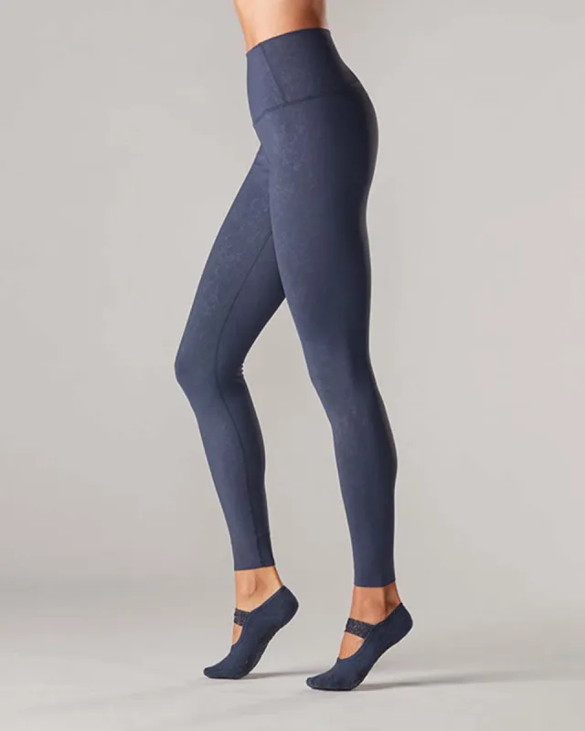 High Waisted Legging - Navy Lily sold by ban.do