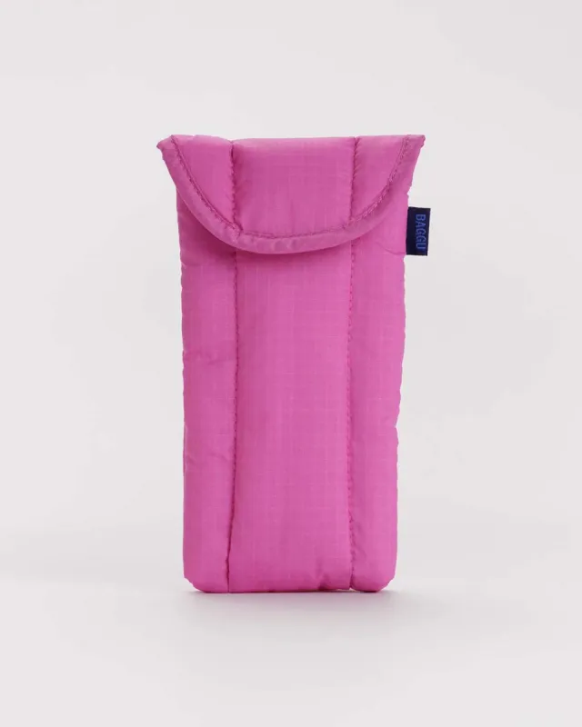 Puffy Glasses Sleeve - Extra Pink sold by ban.do