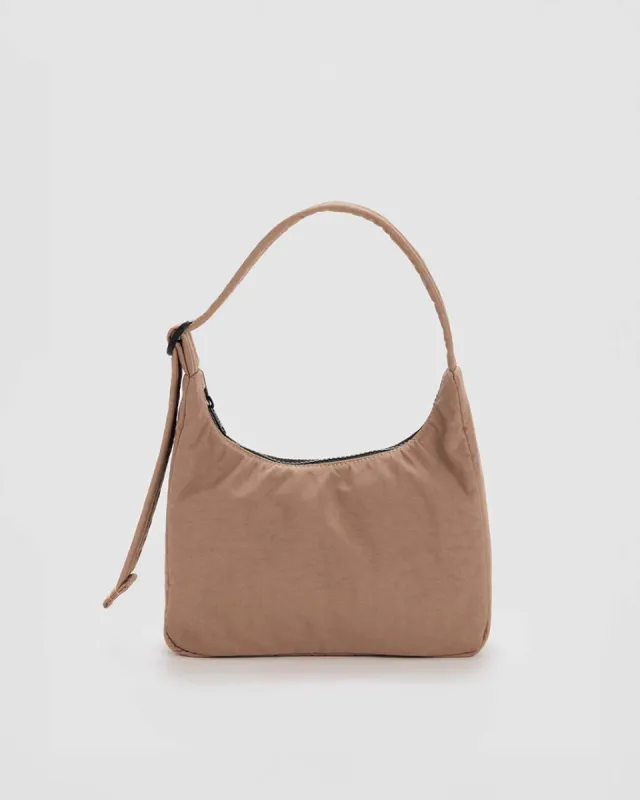 Mini Nylon Shoulder Bag - Cocoa sold by ban.do