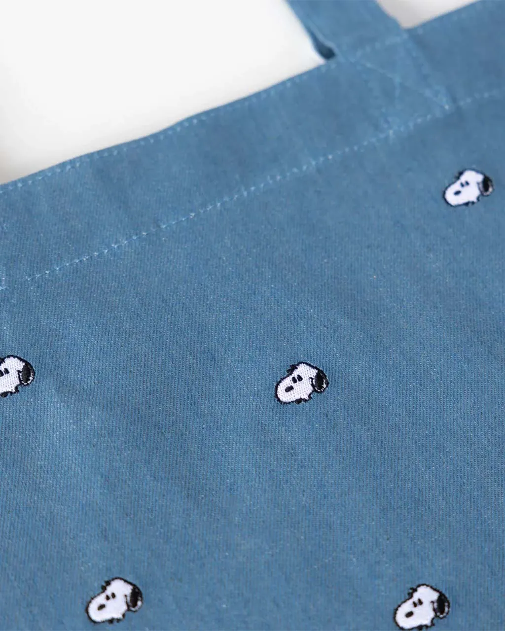 Snoopy Embroidered Denim Tote Bag sold by ban.do product image thumbnail 3