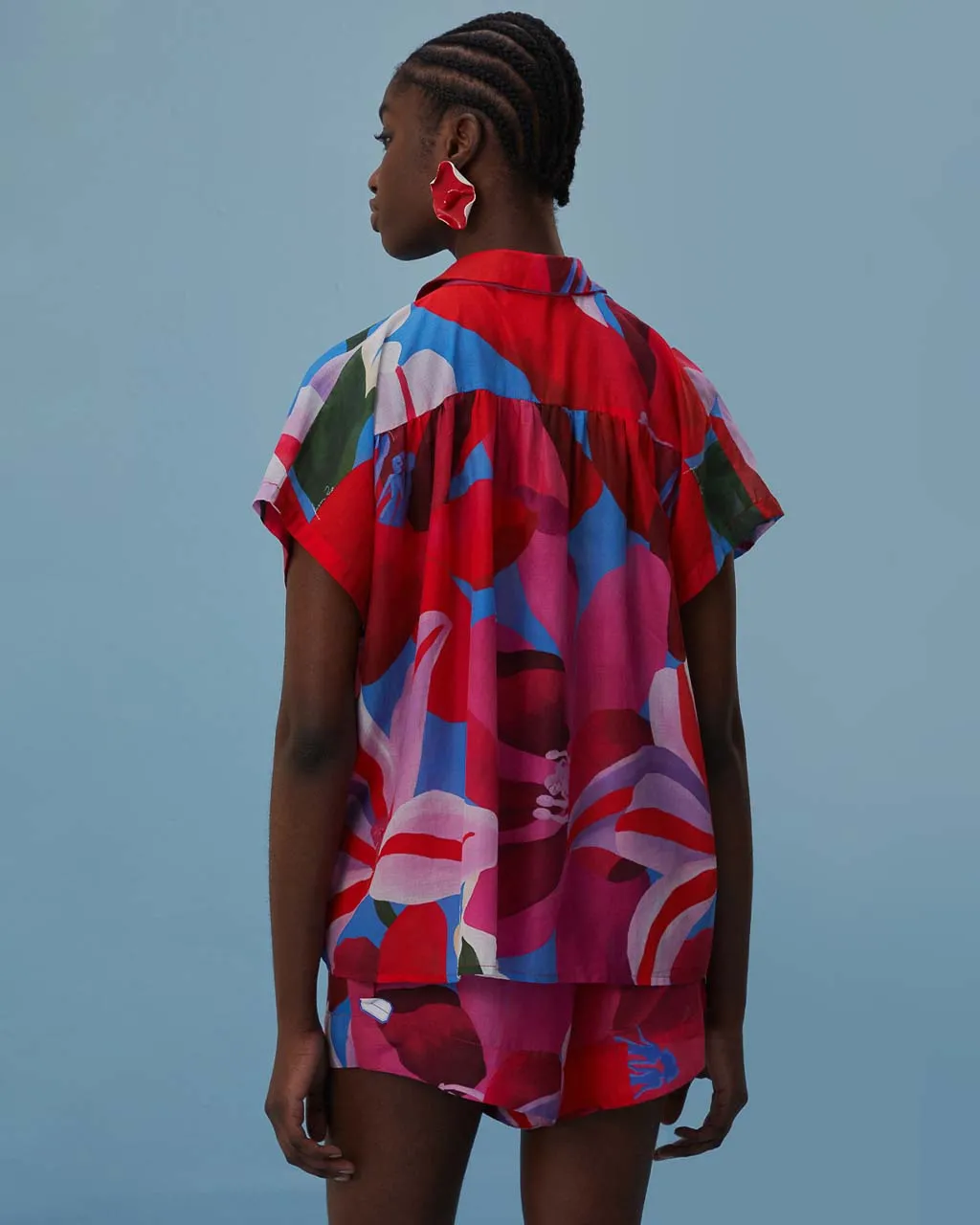 Watercolor Floral Shirt sold by ban.do product image thumbnail 2