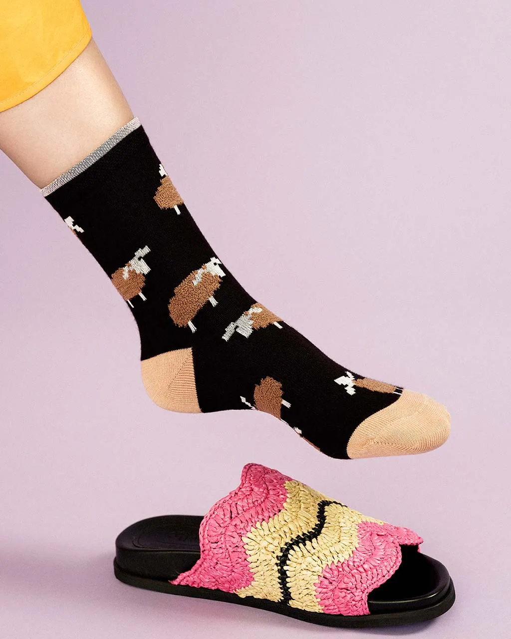 Mary Crew Socks - Black sold by ban.do product image thumbnail 2