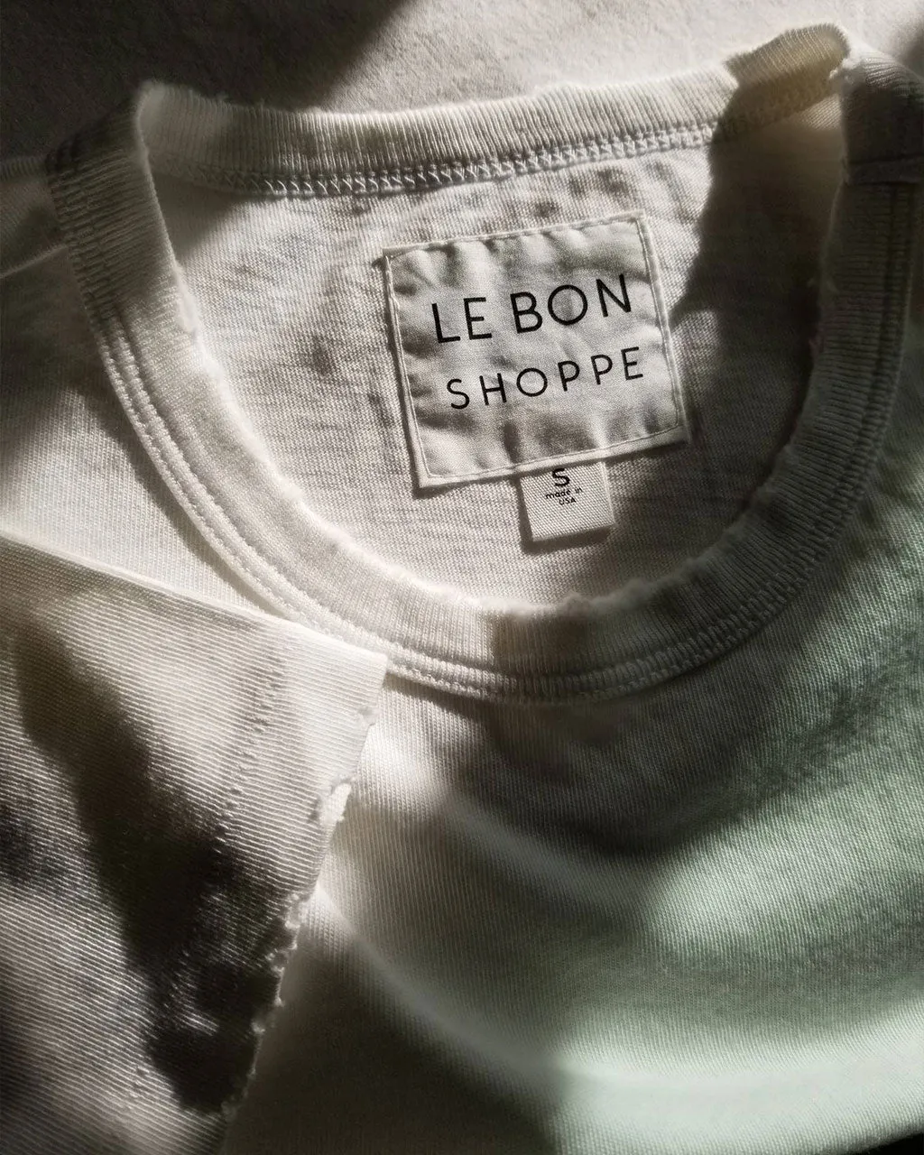 Organic Cotton Vintage Boy Tee - White sold by ban.do product image thumbnail 3