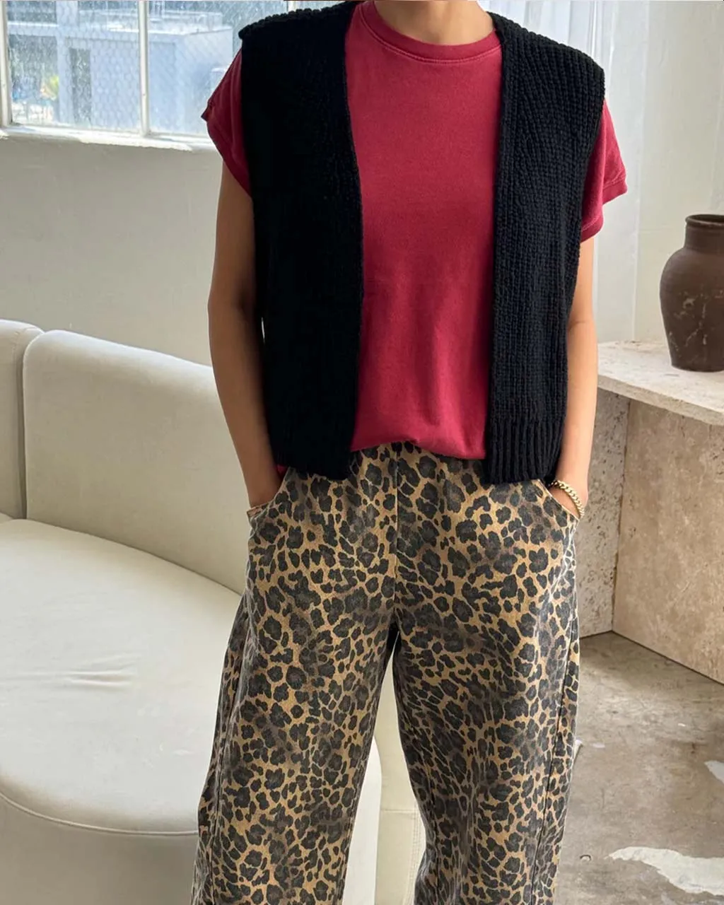 Ease Tee - Crayon Red sold by ban.do product image thumbnail 2