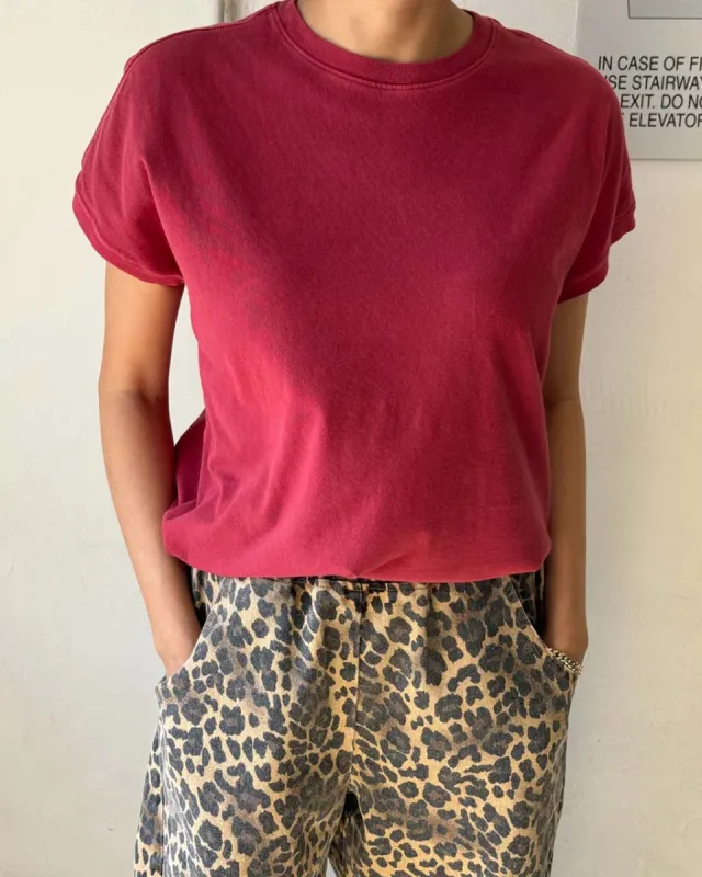 Ease Tee - Crayon Red sold by ban.do