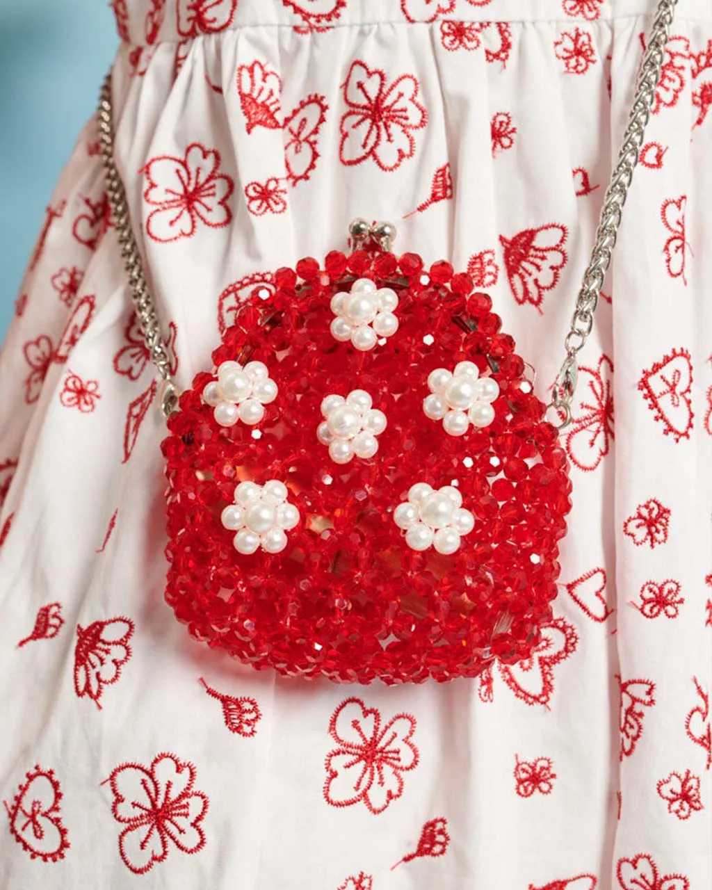 Sweet Cherry Bead Purse sold by ban.do