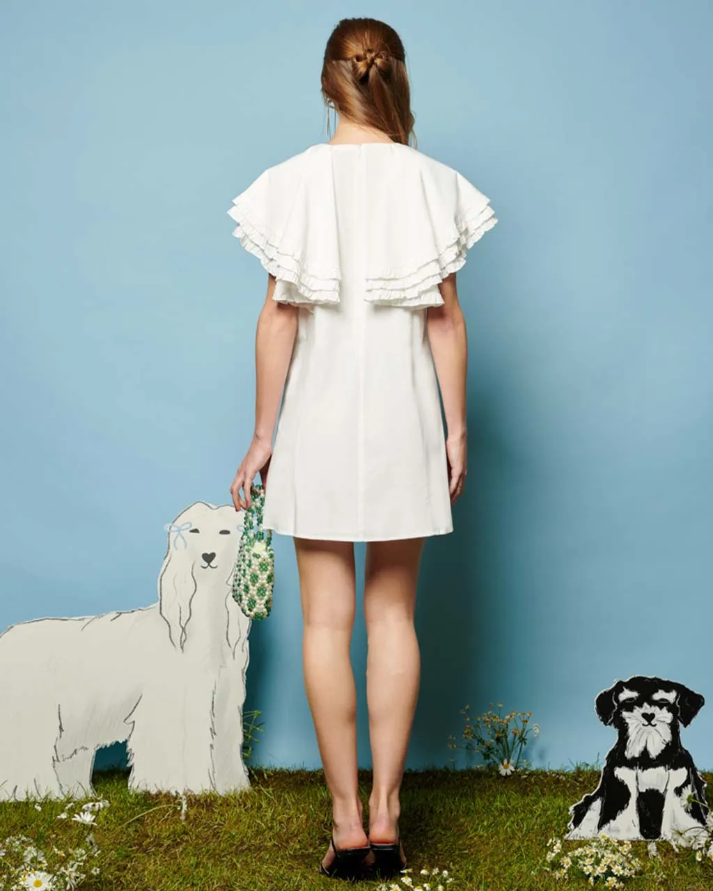 Collie Mini Dress - Pearled Ivory sold by ban.do product image thumbnail 2