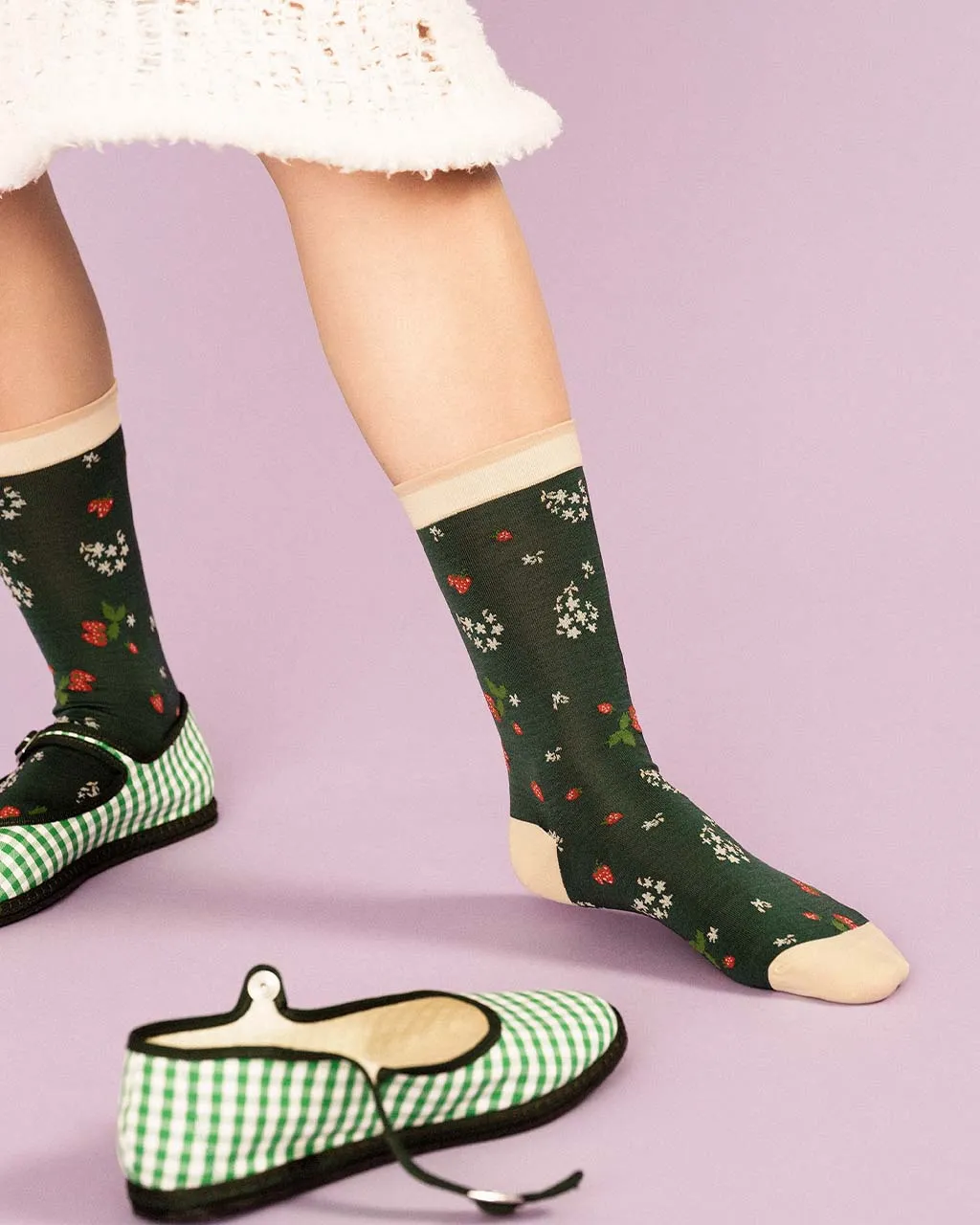 Fresa Crew Socks - Green sold by ban.do product image thumbnail 2