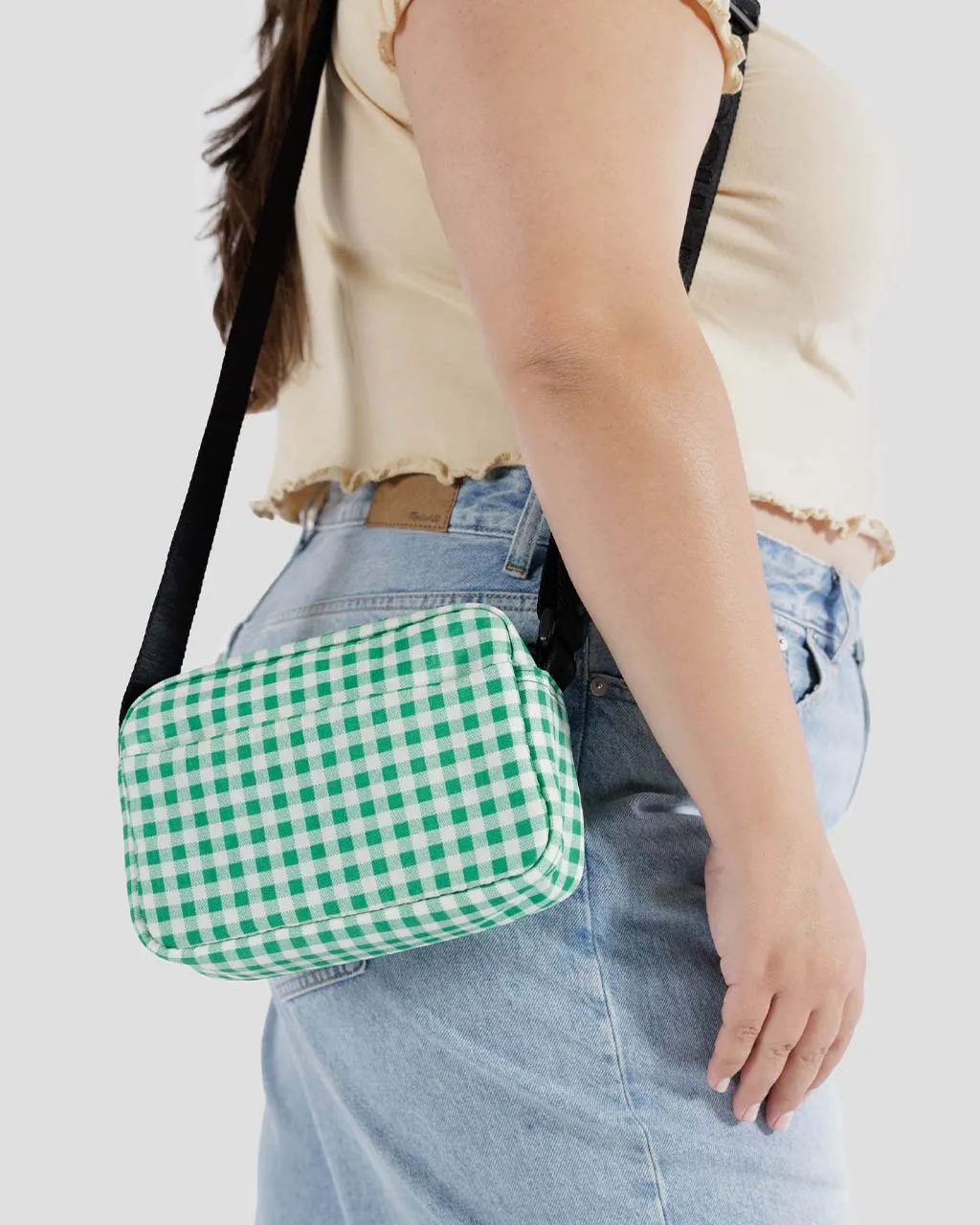 Camera Crossbody - Green Gingham sold by ban.do product image thumbnail 2